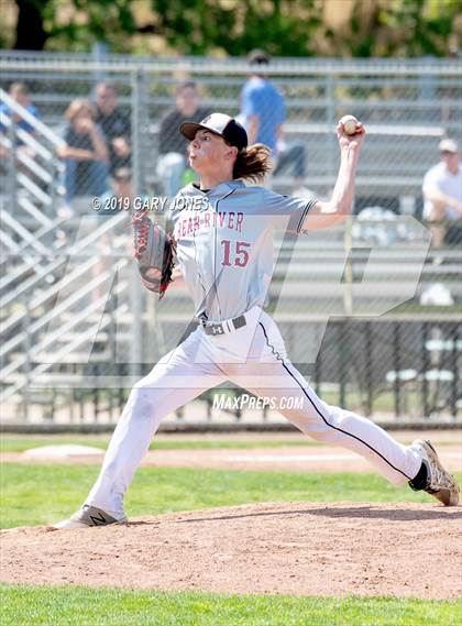 Thumbnail 3 in Bear River vs. Colfax (Game 2 - CIF SJS D5 Final) photogallery.