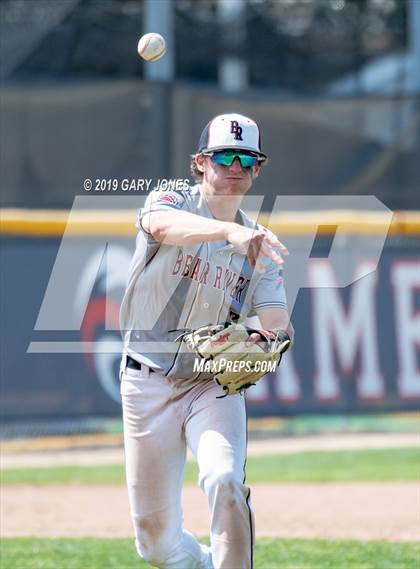 Thumbnail 1 in Bear River vs. Colfax (Game 2 - CIF SJS D5 Final) photogallery.