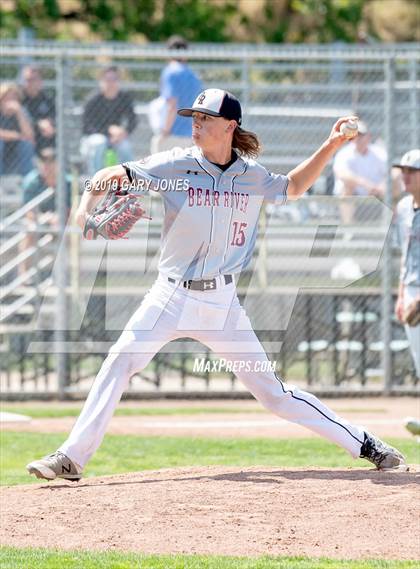 Thumbnail 2 in Bear River vs. Colfax (Game 2 - CIF SJS D5 Final) photogallery.