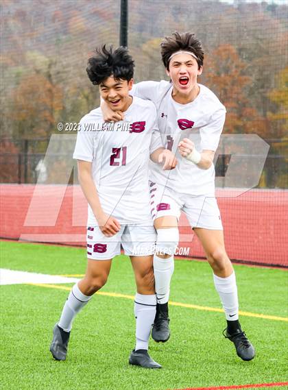 Thumbnail 3 in Cornwall Central vs. Scarsdale (NYSPHSAA Class AA Regiomal Final) photogallery.