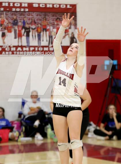 Thumbnail 1 in Blue Ridge vs Mogollon (The Florence VB Invitational) photogallery.