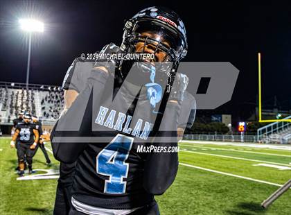 Thumbnail 2 in Clark @ Harlan (UIL Football 6A Division 2 Region 4 Bi-District) photogallery.
