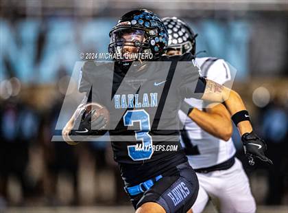 Thumbnail 2 in Clark @ Harlan (UIL Football 6A Division 2 Region 4 Bi-District) photogallery.