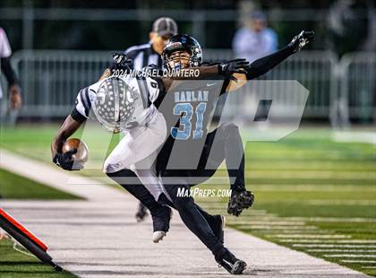 Thumbnail 2 in Clark @ Harlan (UIL Football 6A Division 2 Region 4 Bi-District) photogallery.