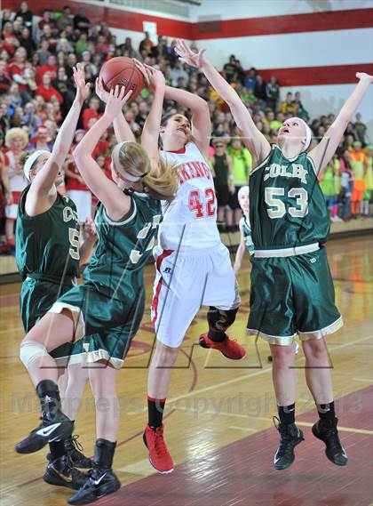 Thumbnail 2 in Colby vs. Colfax (WIAA D4 Sectional Final) photogallery.