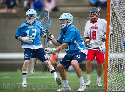 Thumbnail 1 in Medfield vs Hingham (MIAA D2 East Final) photogallery.