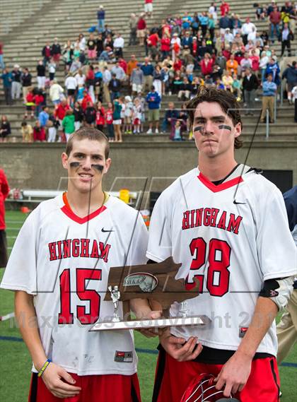Thumbnail 1 in Medfield vs Hingham (MIAA D2 East Final) photogallery.