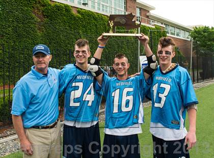 Thumbnail 1 in Medfield vs Hingham (MIAA D2 East Final) photogallery.