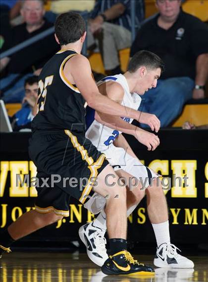 Thumbnail 2 in Bishop Verot vs. Gil St. Bernards (City of Palms Classic) photogallery.