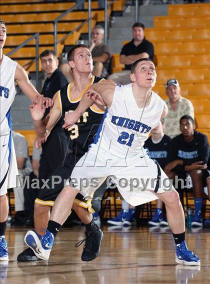 Thumbnail 2 in Bishop Verot vs. Gil St. Bernards (City of Palms Classic) photogallery.