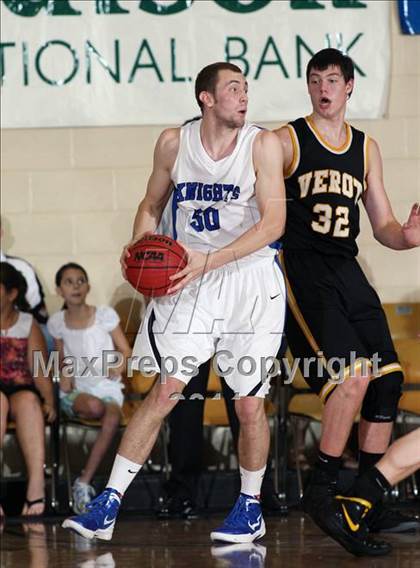 Thumbnail 3 in Bishop Verot vs. Gil St. Bernards (City of Palms Classic) photogallery.