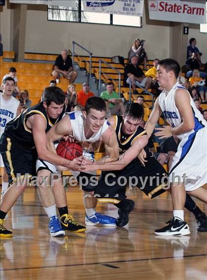 Thumbnail 3 in Bishop Verot vs. Gil St. Bernards (City of Palms Classic) photogallery.
