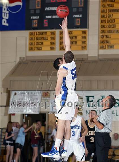 Thumbnail 1 in Bishop Verot vs. Gil St. Bernards (City of Palms Classic) photogallery.