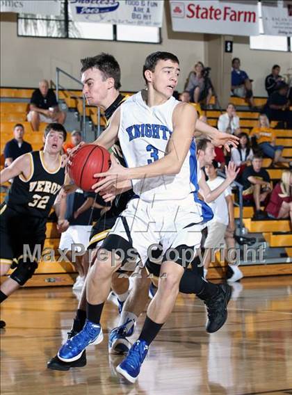 Thumbnail 2 in Bishop Verot vs. Gil St. Bernards (City of Palms Classic) photogallery.