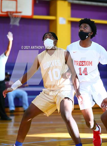 Thumbnail 2 in Wake County Academy HomeSchool vs Freedom Christian Academy (Capital City New Years Showcase) photogallery.