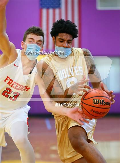 Thumbnail 1 in Wake County Academy HomeSchool vs Freedom Christian Academy (Capital City New Years Showcase) photogallery.