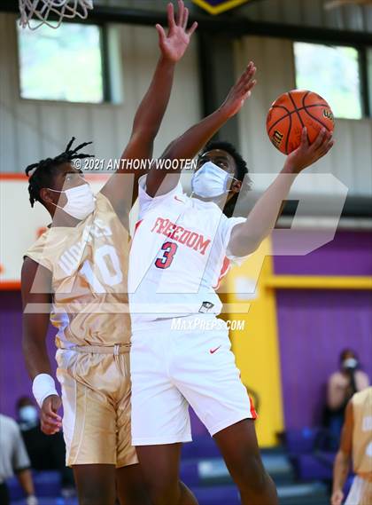 Thumbnail 2 in Wake County Academy HomeSchool vs Freedom Christian Academy (Capital City New Years Showcase) photogallery.