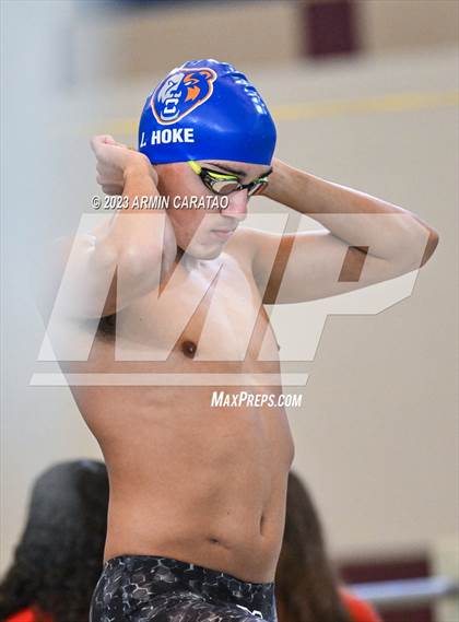 Thumbnail 1 in UIL Region IV-6A Boys Swimming Finals photogallery.