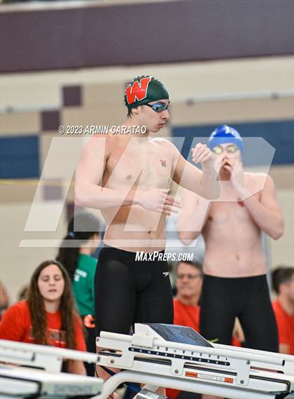 Thumbnail 2 in UIL Region IV-6A Boys Swimming Finals photogallery.