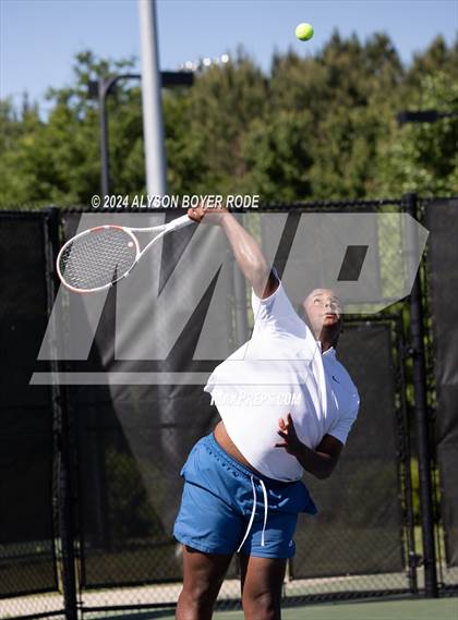 Thumbnail 3 in NCHSAA 1A Finals (Singles) photogallery.