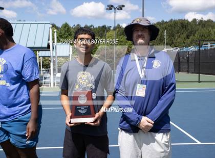 Thumbnail 1 in NCHSAA 1A Finals (Singles) photogallery.