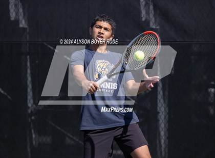 Thumbnail 1 in NCHSAA 1A Finals (Singles) photogallery.