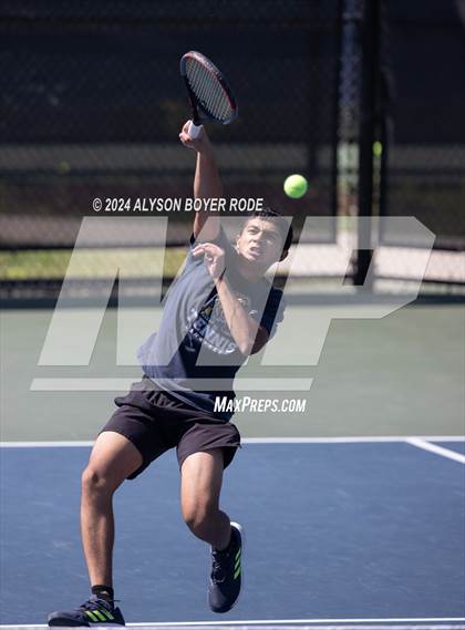 Thumbnail 1 in NCHSAA 1A Finals (Singles) photogallery.