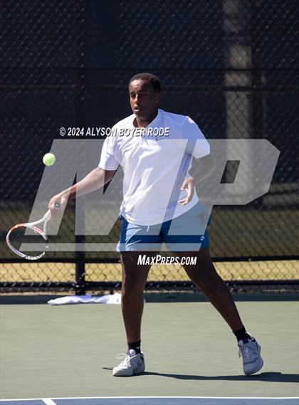 Thumbnail 1 in NCHSAA 1A Finals (Singles) photogallery.