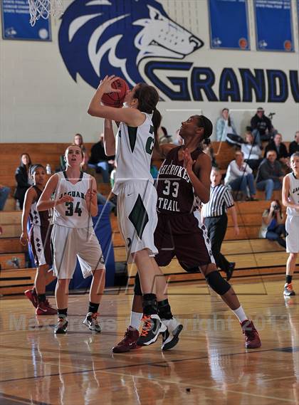 Thumbnail 1 in D'Evelyn vs. Cherokee Trail (Grandview Invitational) photogallery.