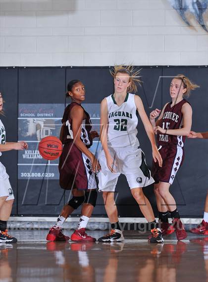 Thumbnail 1 in D'Evelyn vs. Cherokee Trail (Grandview Invitational) photogallery.