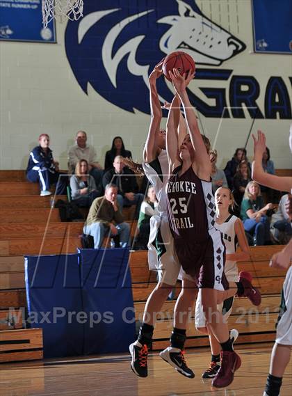 Thumbnail 2 in D'Evelyn vs. Cherokee Trail (Grandview Invitational) photogallery.