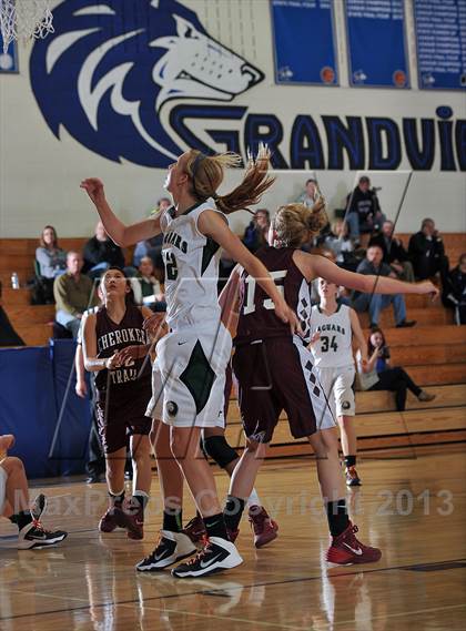Thumbnail 1 in D'Evelyn vs. Cherokee Trail (Grandview Invitational) photogallery.