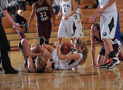 Thumbnail 1 in D'Evelyn vs. Cherokee Trail (Grandview Invitational) photogallery.