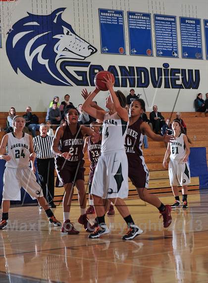 Thumbnail 3 in D'Evelyn vs. Cherokee Trail (Grandview Invitational) photogallery.