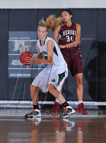 Thumbnail 2 in D'Evelyn vs. Cherokee Trail (Grandview Invitational) photogallery.