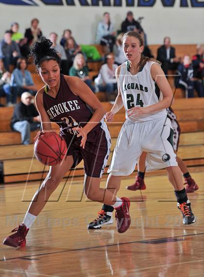 Thumbnail 2 in D'Evelyn vs. Cherokee Trail (Grandview Invitational) photogallery.