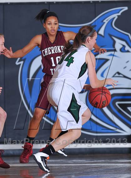 Thumbnail 1 in D'Evelyn vs. Cherokee Trail (Grandview Invitational) photogallery.