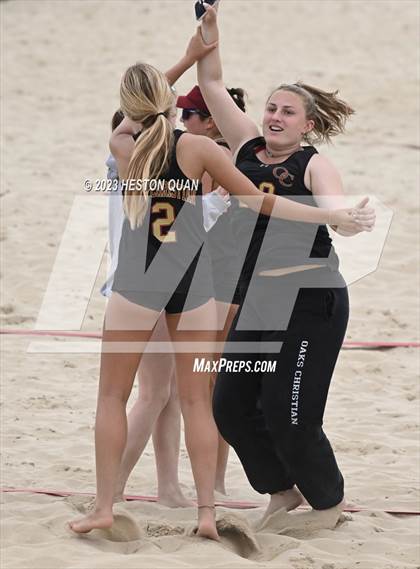 Thumbnail 2 in Oaks Christian vs. Long Beach Poly (CIF-SS D2 Playoffs) photogallery.