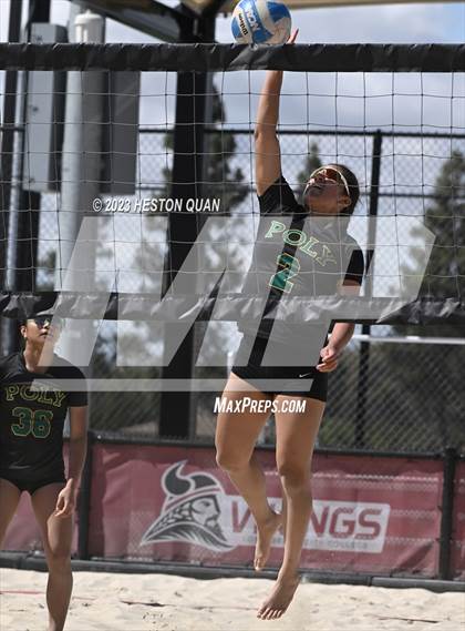 Thumbnail 3 in Oaks Christian vs. Long Beach Poly (CIF-SS D2 Playoffs) photogallery.