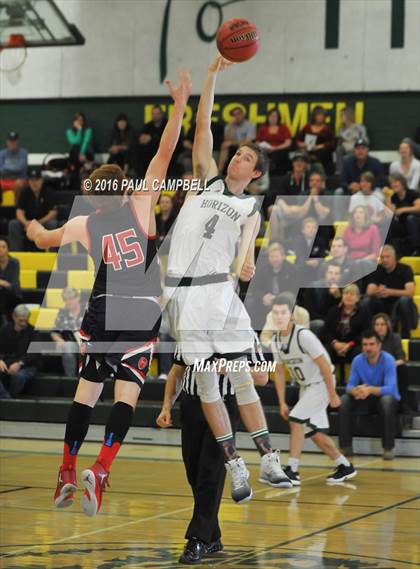 Thumbnail 2 in Horizon vs Scottsdale Christian Academy (Horizon Holiday Hoops) photogallery.