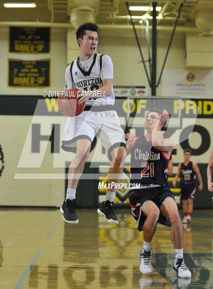 Thumbnail 3 in Horizon vs Scottsdale Christian Academy (Horizon Holiday Hoops) photogallery.