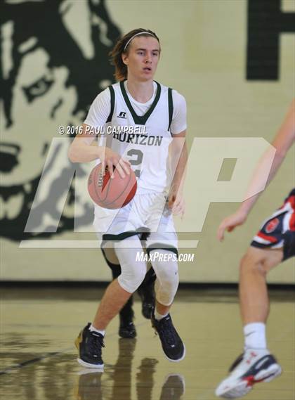 Thumbnail 2 in Horizon vs Scottsdale Christian Academy (Horizon Holiday Hoops) photogallery.