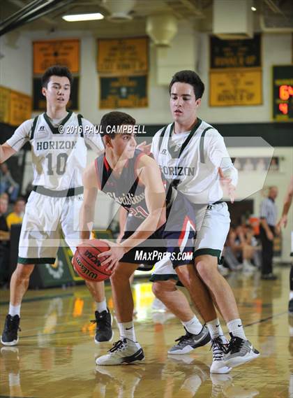 Thumbnail 1 in Horizon vs Scottsdale Christian Academy (Horizon Holiday Hoops) photogallery.