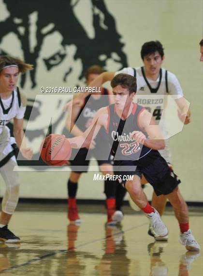 Thumbnail 3 in Horizon vs Scottsdale Christian Academy (Horizon Holiday Hoops) photogallery.