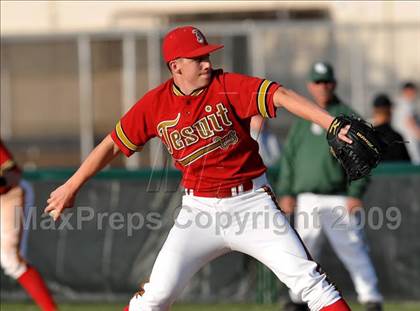 Thumbnail 2 in Jesuit vs. De La Salle (Anderson Bat National Classic) photogallery.