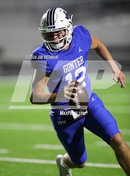 Thumbnail 1 in Trinity Leadership @ Gunter (UIL Football 3A Division 2 Region 2 Bi-District) photogallery.