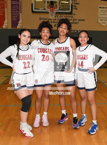 Thumbnail 2 in Estrella Foothills vs. Sahuaro  (Lady Wolves Court Classic - Blue Division Championship) photogallery.