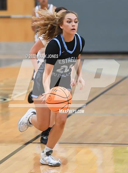 Thumbnail 1 in Estrella Foothills vs. Sahuaro  (Lady Wolves Court Classic - Blue Division Championship) photogallery.