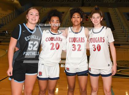 Thumbnail 1 in Estrella Foothills vs. Sahuaro  (Lady Wolves Court Classic - Blue Division Championship) photogallery.