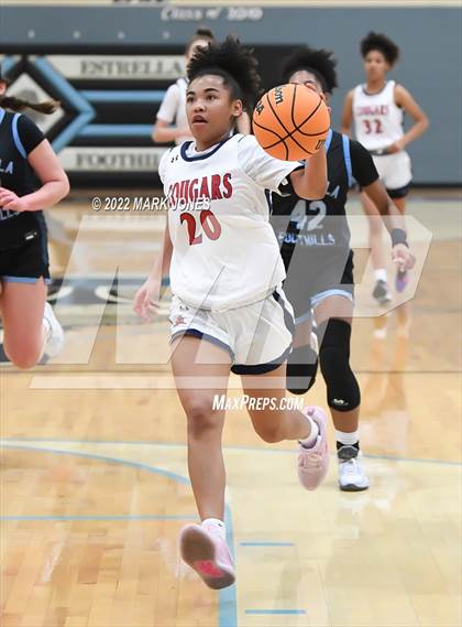 Thumbnail 2 in Estrella Foothills vs. Sahuaro  (Lady Wolves Court Classic - Blue Division Championship) photogallery.